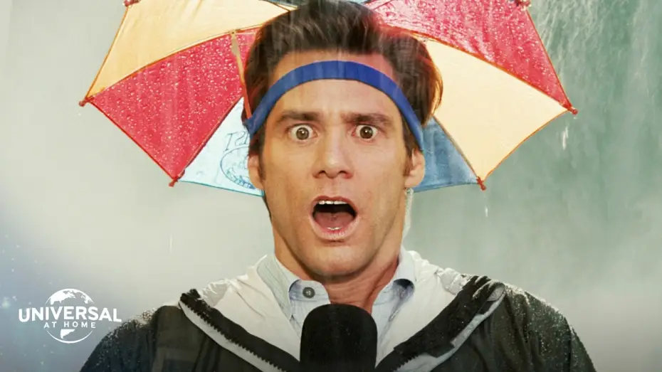 Video for the film Bruce Almighty — Jim Carrey’s Live TV Meltdown - Extended Preview