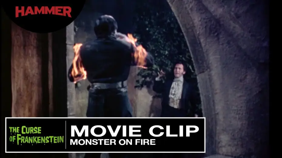 Video for the film The Curse of Frankenstein — Monster On Fire