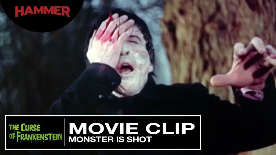 Video for the film The Curse of Frankenstein — Monster is Shot