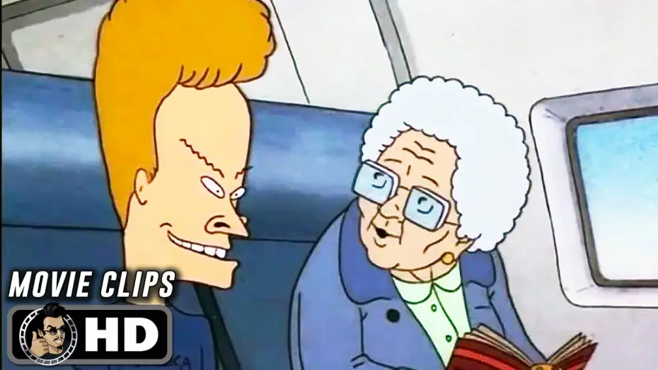 Video for the film Beavis and Butt-Head Do America — BEAVIS AND BUTT HEAD DO AMERICA "Plane Ride" Clip (1996)