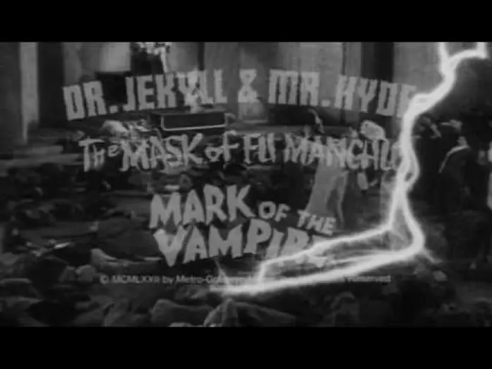 Video for the film The Mask of Fu Manchu — Triple Horror Trailer (1940's)