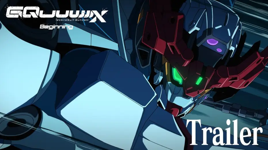 Video for the film Mobile Suit Gundam GQuuuuuuX -Beginning- — Official Trailer [Subtitled]