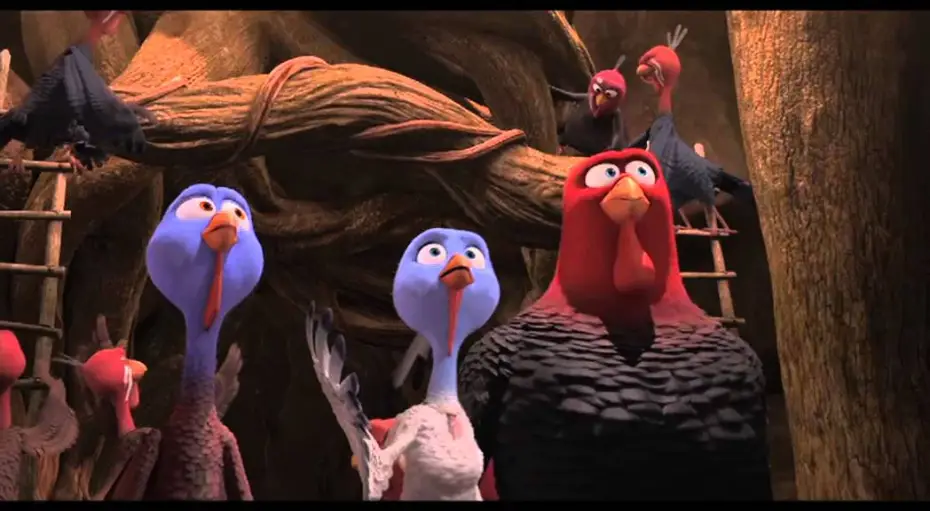 Video for the film Free Birds — Free Birds - Tacchini in Fuga (2013) | Trailer Ufficiale