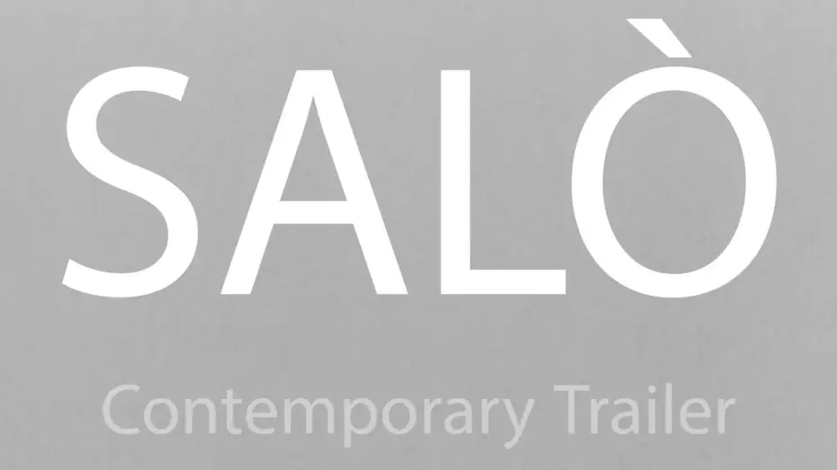 Video for the film Salò, or the 120 Days of Sodom — 1975 - SALÒ, or the 120 Days of Sodom