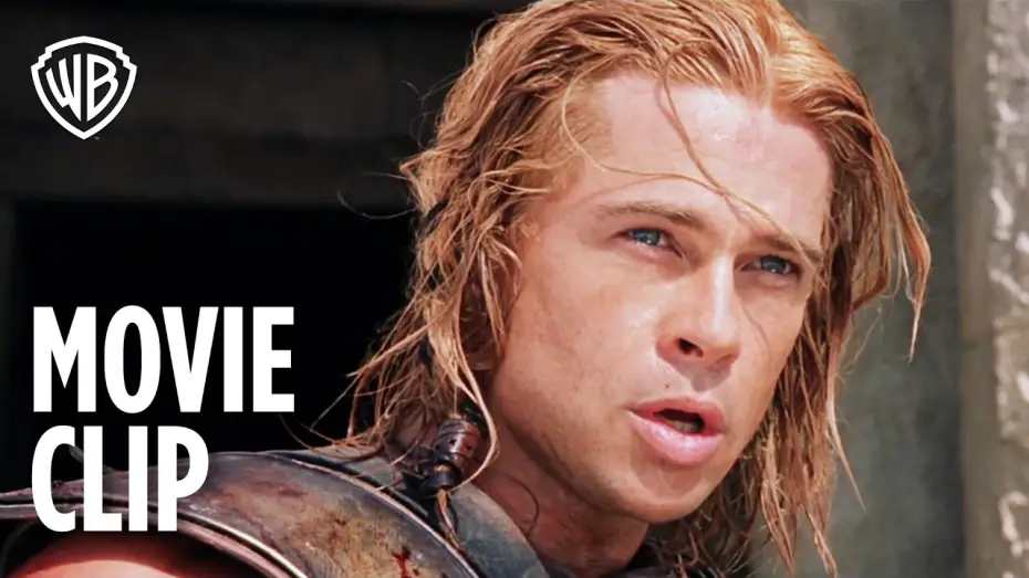 Video for the film Troy — Brad Pitt as Achilles Storms the Beach of Troy - Movie Clip