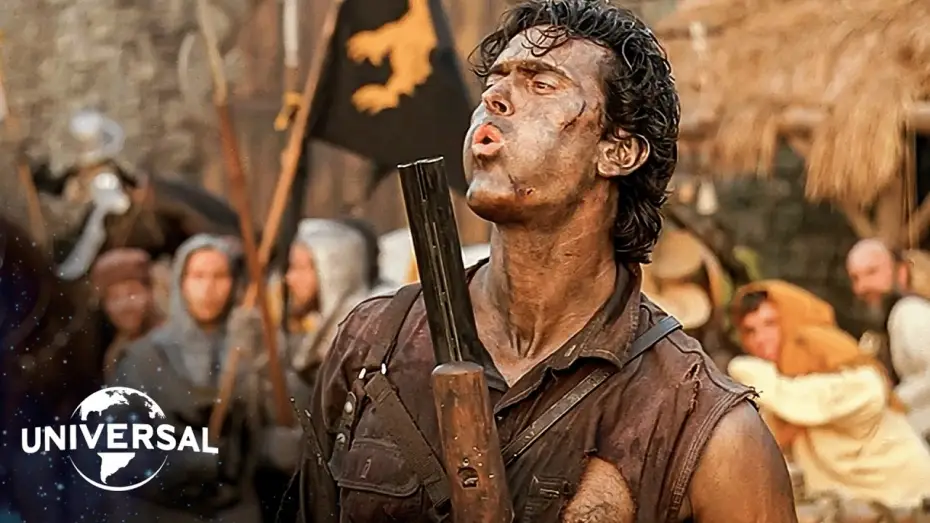 Video for the film Army of Darkness — Ash Introduces the Boomstick to Medieval England