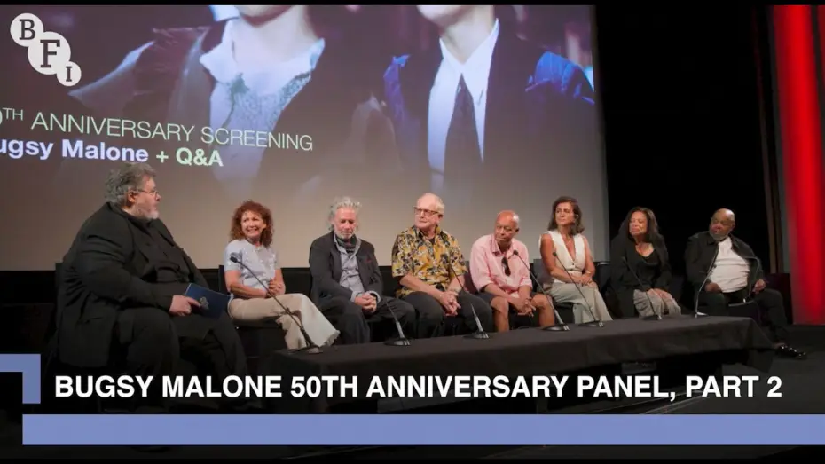 Video for the film Bugsy Malone — The Bugsy Malone cast reunite for the musical's 50th anniversary, part 2 | BFI Q&A