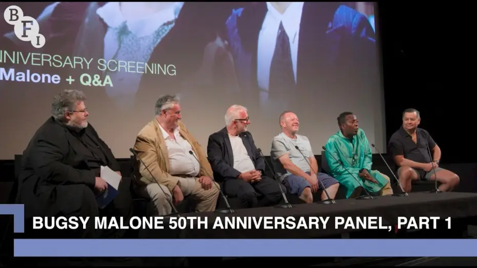 Video for the film Bugsy Malone — The Bugsy Malone cast reunite for the musical's 50th anniversary, part 1 | BFI Q&A