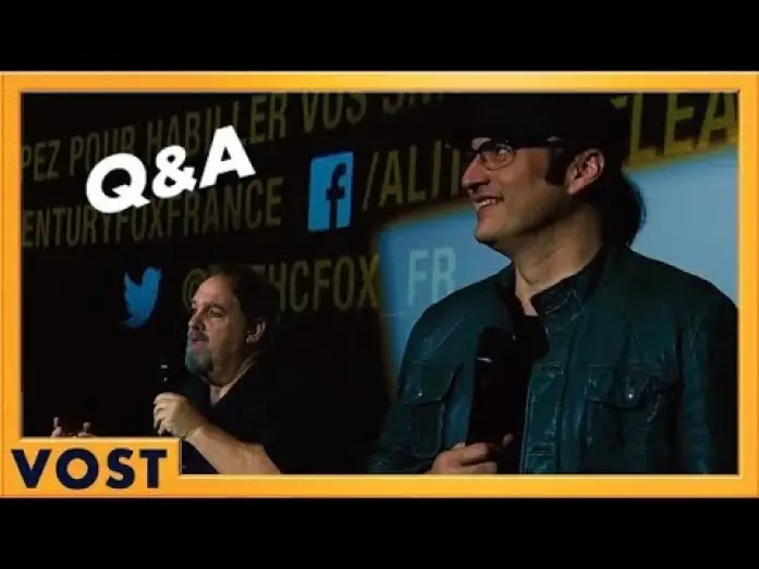 Video for the film Alita: Battle Angel — Q&A Robert Rodriguez et Jon Landau VOST