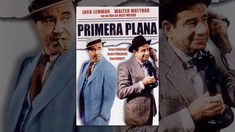 Video for the film The Front Page — Primera Plana (VE)