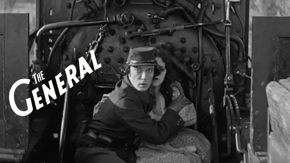 Video for the film The General — Train Chase Scene | Buster Keaton Uncouples the Soldiers’ Carriage