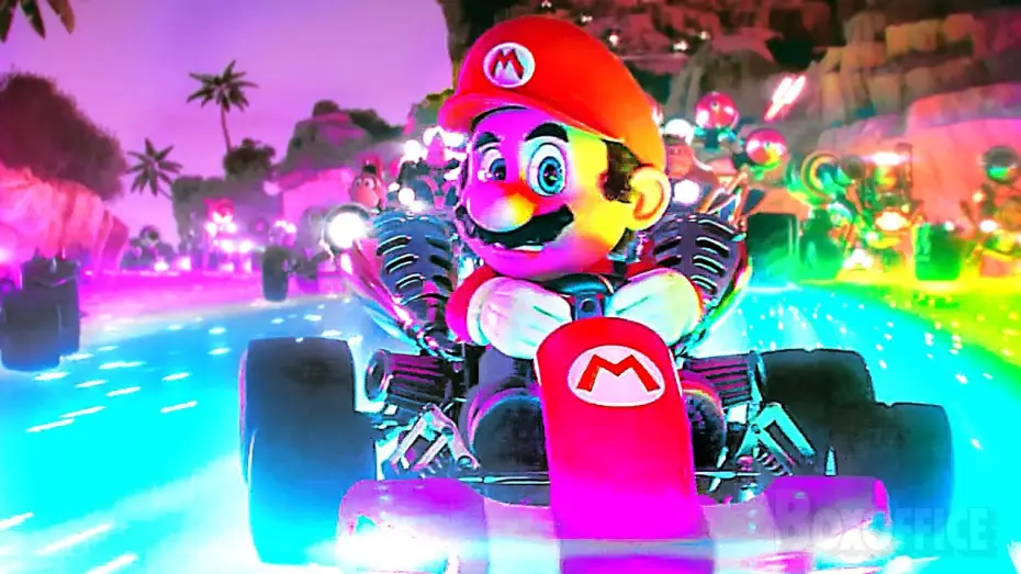 Video for the film The Super Mario Bros. Movie — La Scène de Mario Kart 🌈 | Super Mario Bros. le film | Extrait VF