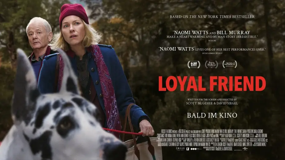 Video for the film The Friend — Trailer von "Loyal Friend" - Die Verfilmung von Sigrid Nunez' Roman "Der Freund"