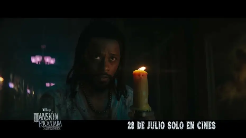 Video for the film Haunted Mansion — Anuncio: '¿Has oído algo?'