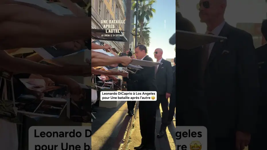 Video for the film BC Project — Leonardo DiCaprio était à Los Angeles hier pour l'avant-première d'Une bataille après l'autre 🔥