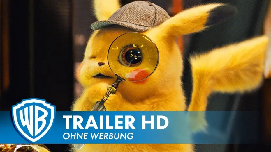 Video for the film Pokémon Detective Pikachu — POKÉMON MEISTERDETEKTIV PIKACHU - Trailer #2 Deutsch HD German (2019)