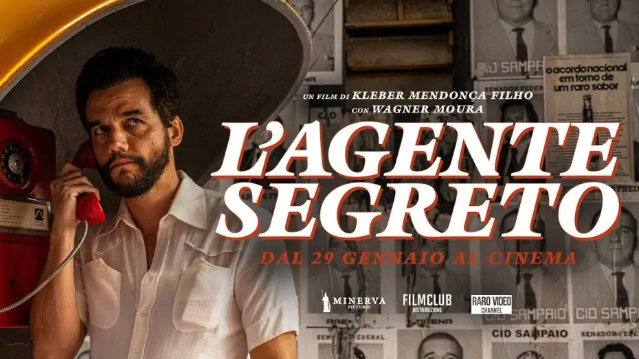 Video for the film The Secret Agent — L’Agente Segreto -  Il thriller politico più atteso dell’anno | Trailer ufficiale