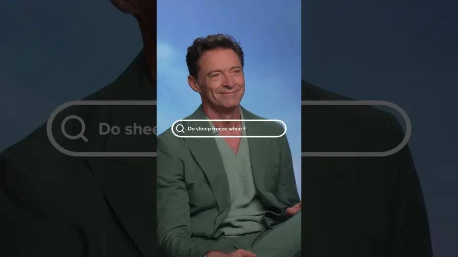 Video for the film The Sheep Detectives — Hugh Jackman answers the internet’s most important questions… about sheep