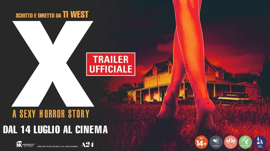 Video for the film X — X - A Sexy Horror Story - Trailer Italiano Ufficiale
