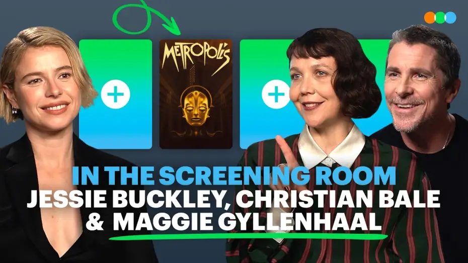 Video for the film The Bride! — In the Screening Room with Maggie Gyllenhaal, Jessie Buckley and Christian Bale