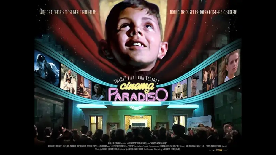 Video for the film Cinema Paradiso — Cinema Paradiso Official 25th Anniversary trailer from Arrow Films