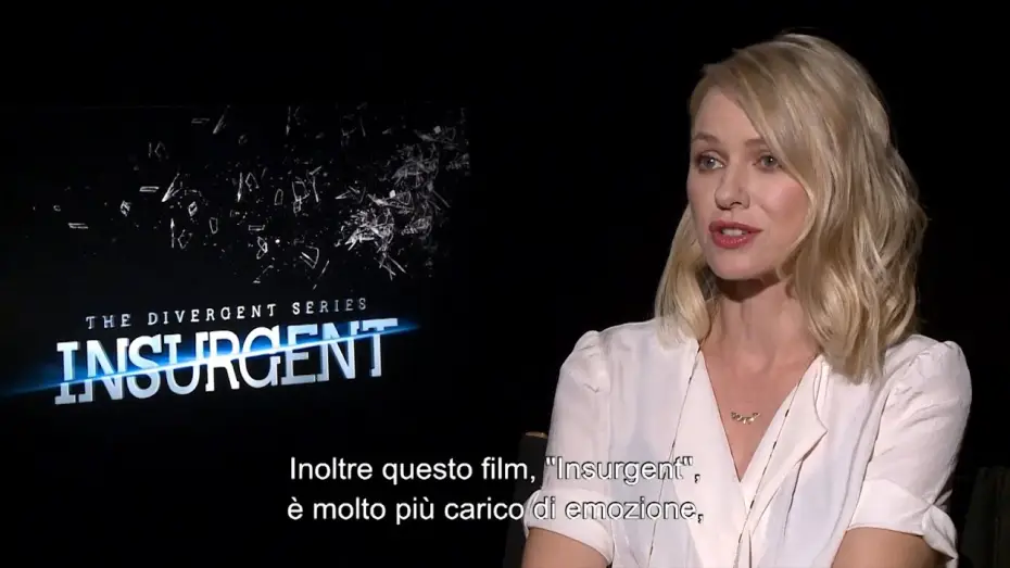 Video for the film Insurgent — Insurgent - Intervista a Naomi Watts V.O. Sottotitolata in italiano