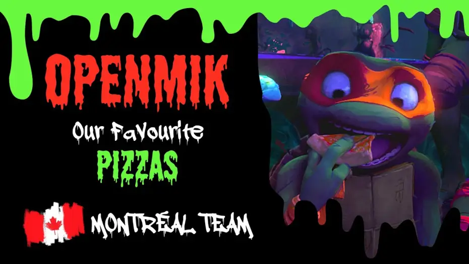 Video for the film Teenage Mutant Ninja Turtles: Mutant Mayhem — #OpenMik - Giving Mutants Life | Your Fav Pizza? 🍕