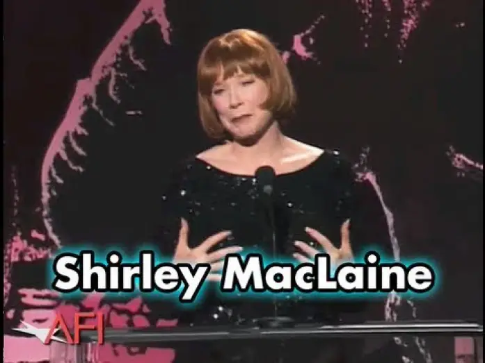 Video for the film Terms of Endearment — Shirley MacLaine Says Jack Nicholson Is "Channeling"