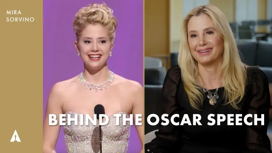 Video for the film Mighty Aphrodite — Mira Sorvino | 68th Oscars Best Supporting Actress | Behind the Oscars Speech