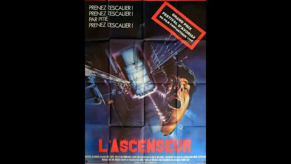 Video for the film The Lift — l'Ascenseur  (De lift); Dick Maas (1983) Bande annonce (GB/US)  (The lift)