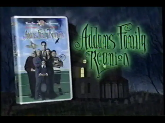 Video for the film Addams Family Reunion — Adams Family Reunion (1998) Teaser 2 (VHS Capture)