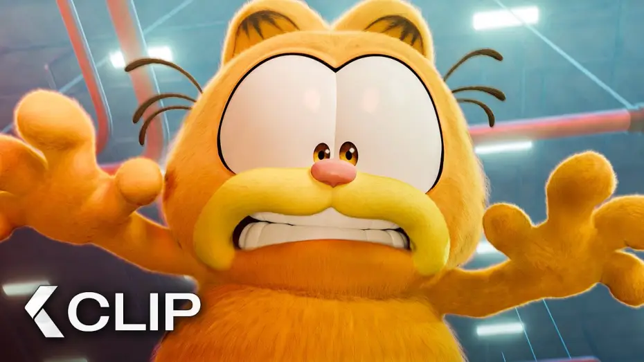 Video for the film The Garfield Movie — Gefahr in der Käsefabrik!
