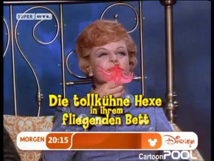 Video for the film Bedknobs and Broomsticks — Disneys Die tollkühne Hexe in ihrem fliegenden Bett - German Trailer (2009)