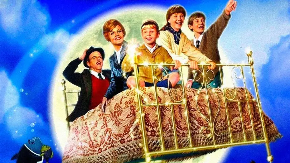 Video for the film Bedknobs and Broomsticks — LA BRUJA NOVATA (Trailer español)
