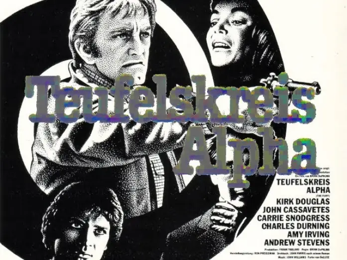 Video for the film The Fury — Teufelskreis Alpha (USA 1978 "The Fury") Trailer deutsch / german VHS