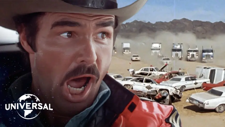Video for the film Smokey and the Bandit II — The Sheriff's Mountie Army Vs. Bandit's Truck Army
