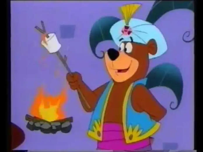Video for the film Scooby-Doo! in Arabian Nights — Scooby-Doo! in Arabian Nights Trailer (VHS Capture) with yogi bear