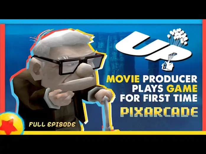 Video for the film Up — PixARCADE: "UP" | Movie Producer Plays Video Game for First Time