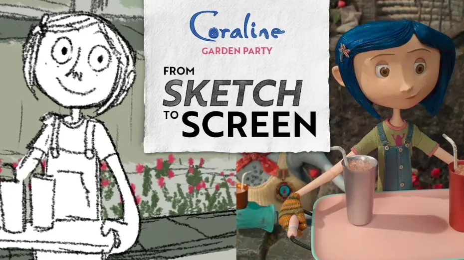 Video for the film Coraline — Sketch to Screen: Animating Coraline’s Garden Party