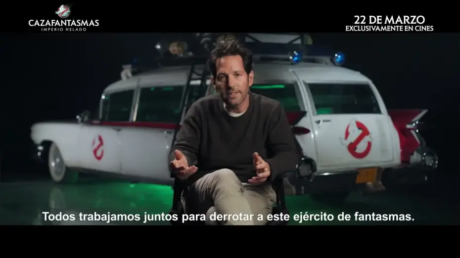 Video for the film Ghostbusters: Frozen Empire — ¡Los Cazafantasmas están listos!