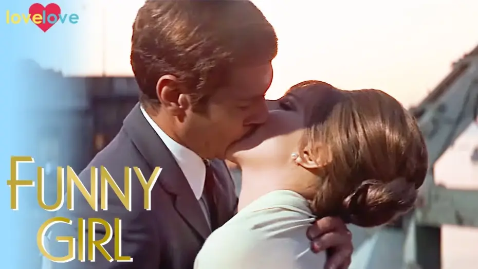Video for the film Funny Girl — Nick Kisses Fanny To Show That He Loves Her