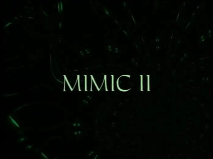 Video for the film Mimic 2 — Mimic 2 - Bande Annonce (VOST)