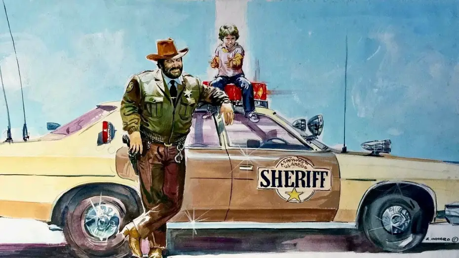 Video for the film The Sheriff and the Satellite Kid — DER GROSSE MIT SEINEM AUSSERIRDISCHEN KLEINEN Trailer (1979, Bud Spencer, Raimund Harmstorf)