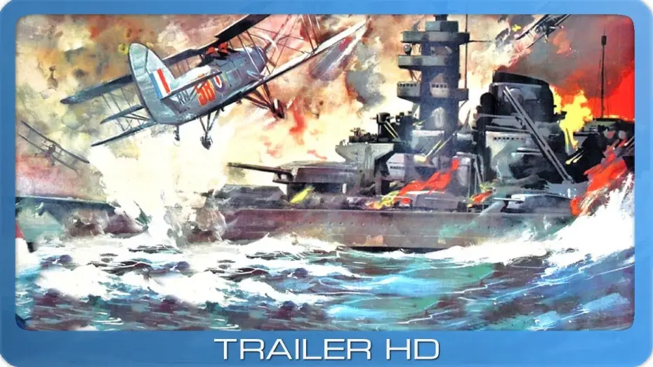 Video for the film Sink the Bismarck! — Die letzte Fahrt der Bismarck ≣ 1960 ≣ Trailer