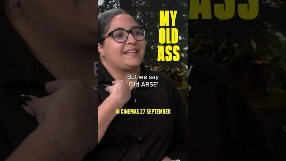 Video for the film My Old Ass — MY OLD ASS actors Aubrey Plaza and Maisy Stella try their best British accents.