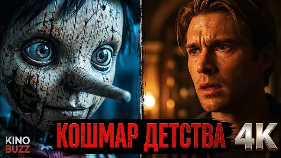 Video for the film Pinocchio: Unstrung — ПИНОККИО РАСКРЕПОЩЁННЫЙ (2026) — Обзор хоррора