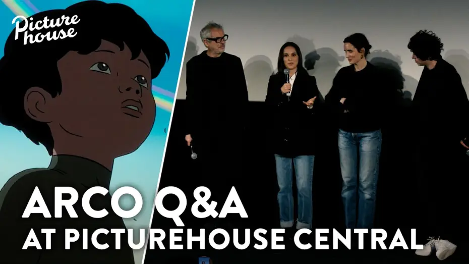 Video for the film Arco — Q&A Hosted by Alfonso Cuarón w/ Natalie Portman, Ugo Bienvenu & Sophie Mas