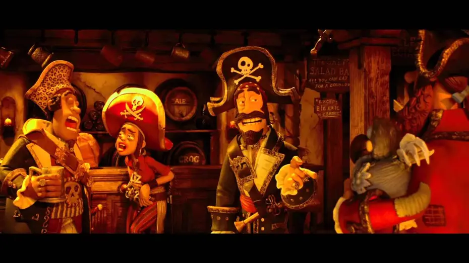 Video for the film The Pirates! In an Adventure with Scientists! — ¡Piratas! - Estreno 17 de Agosto - Tráiler oficial en Español