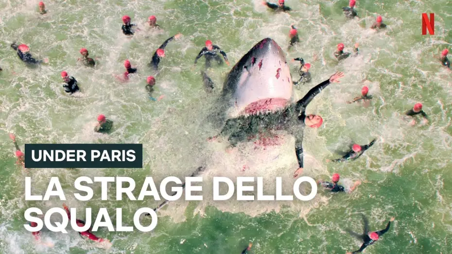 Video for the film Under Paris — Lo squalo attacca e compie un massacro sulla Senna