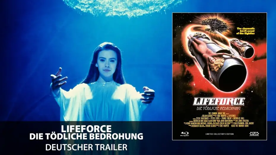 Video for the film Lifeforce — Lifeforce - Die tödliche Bedrohung (Trailer, deutsch)